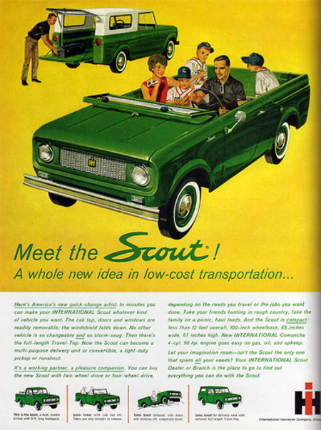 Vintage and Retro - 1960's Advertising - Magazine Ad - Scout (USA)
