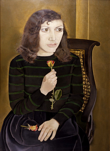 Girl with Roses