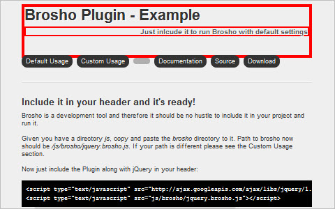 Brosho 'Design in the Browser' jQuery Plugin