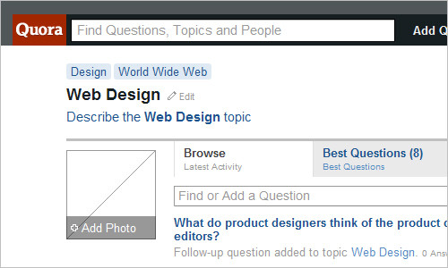 Quora - Web Design