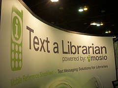 Text a Librarian Booth at ALA Midwinter by noelieo.