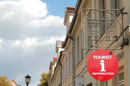 Wayfinding and Typographic Signs - tourist-information-sign