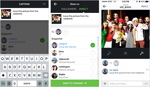 Discussing photos with Instagram’s Mobile App