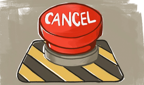 Cancel button