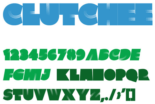 Beautiful Free Fonts - Clutchee font