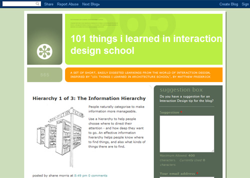 101 Things I Learned in Interaction Design School