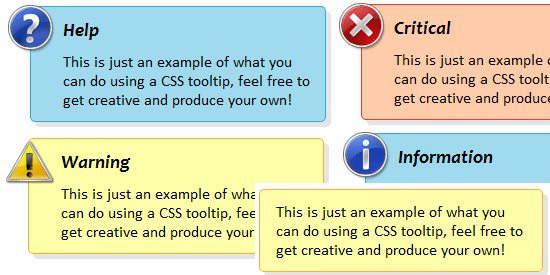 Sexy Tooltips with Just CSS