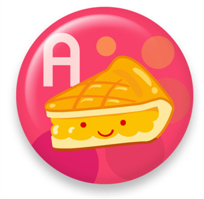 Pins, Badges and Buttons - Dessert A: Apple Pie