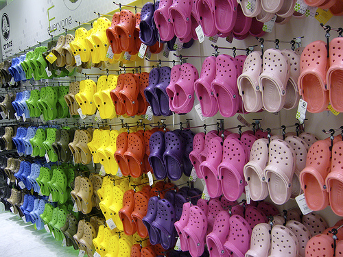 Collection of crocs
