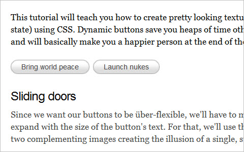 How to make sexy buttons with CSS