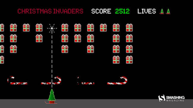 Christmas Wallpaper — Christmas Invaders