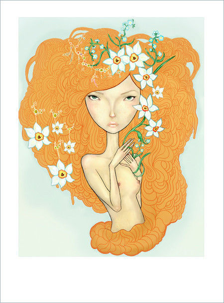 Showcase of Feminine Illustrations - Olga Ert