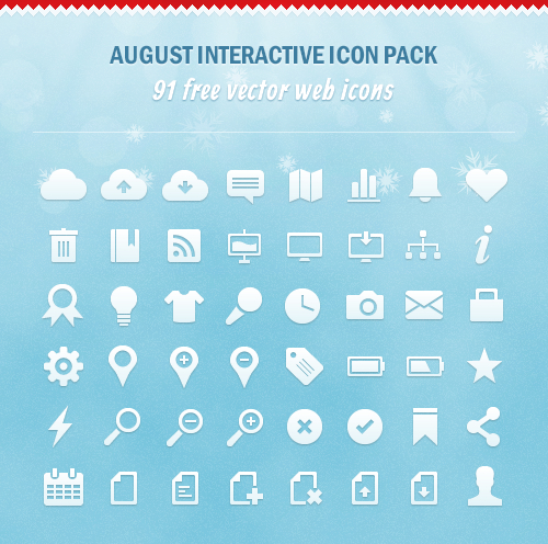 91 Holiday Season Vector Icons [Freebie]