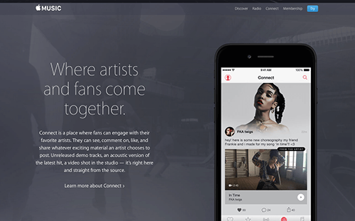 Apple Music website