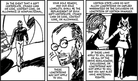iTunes Terms And Conditions: The Graphic Novel