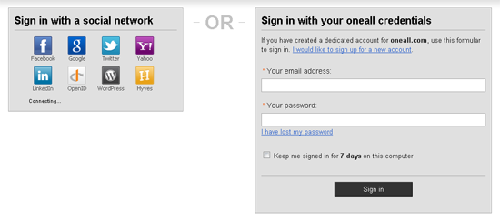 Setting Up Social Login