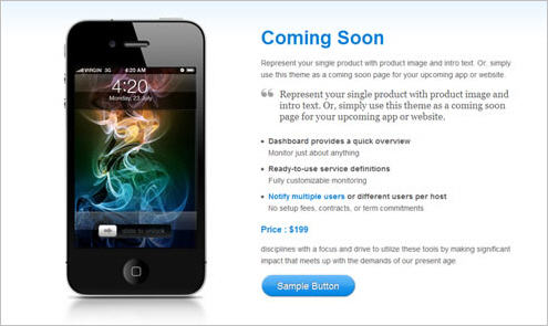 Coming Soon Free WP Theme