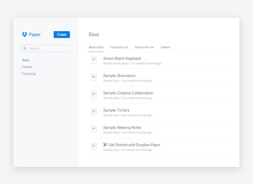 Paper by Dropbox