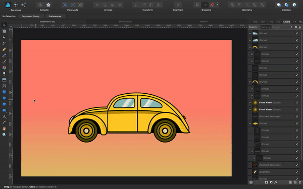 How to mirror objects in affinity designer on your iPad Pro #affinityd... |  TikTok