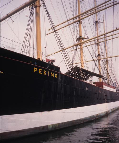 The Peking in South Street Seaport, New York.