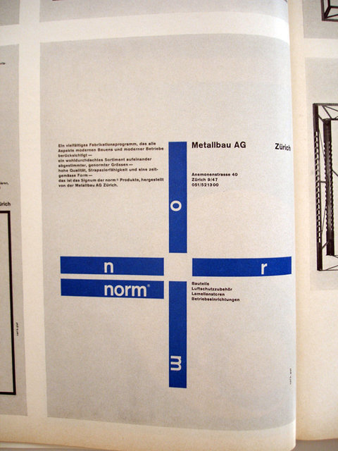 Swiss Graphic Design - TM Typografische Monatsblätter - 1968