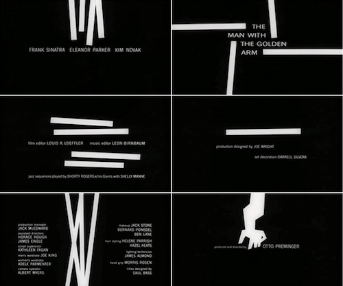 Opening titles of The Man With The Golden Arm