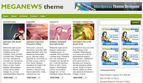 Free Wordpress themes