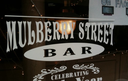 Wayfinding and Typographic Signs - mulberry-street-bar-nyc