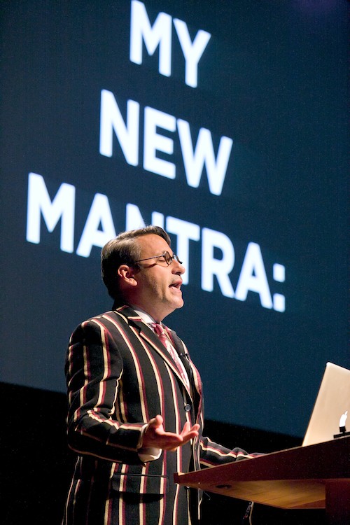 Chip Kidd at the Typo London 2011 conference. (Image: Gerhard Kassner)
