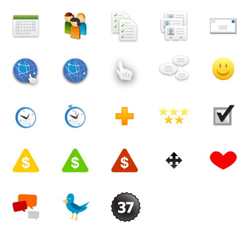 Open Source Icons - (37signals)