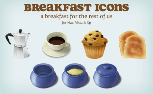 Free High Quality Icon Sets - Breakfast Icons