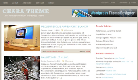 Free Wordpress themes