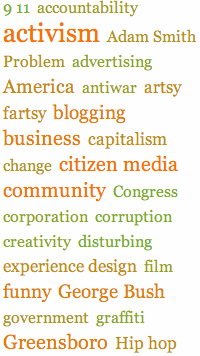 Screenshot Tagcloud