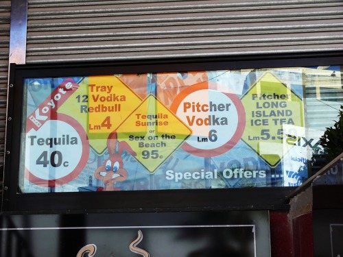 Wayfinding and Typographic Signs - vodka