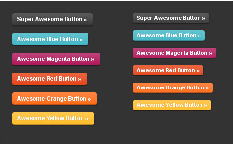  Super Awesome Buttons with CSS3 and RGBA