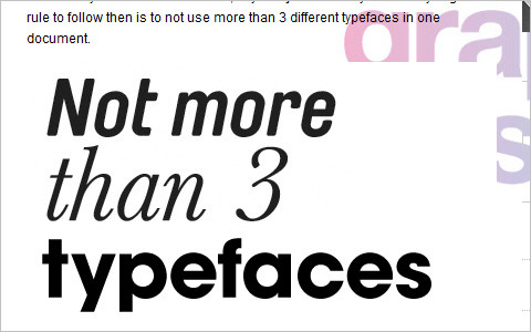 Useful Typography Resources - Simple rules for good typography