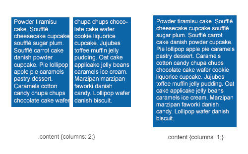 CSS3 Multiple Column layout