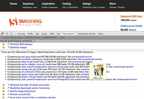 Smashing Magazine on Google Page Speed.