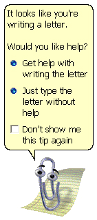 Clippy from Microsoft Office