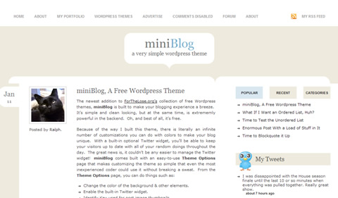 Free Wordpress themes