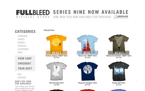 full bleed shirts