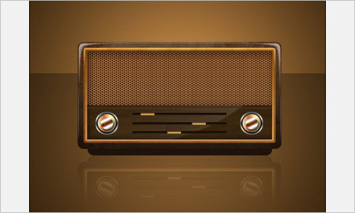 Design a Vintage Radio Icon in Photoshop 