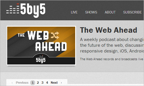 5by5 | The Web Ahead