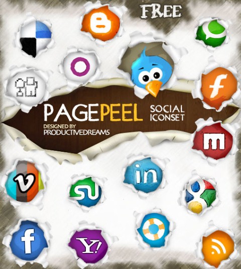 Free Icons Round-Up - Page Peel - A Free Social Media