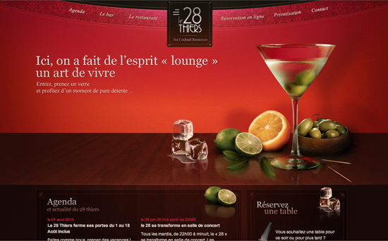 Restaurant image in Showcase of Appetizing Restaurant Websites