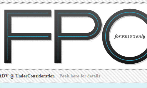 FPO: For Print Only