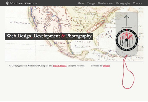 Northward Compass website illustration