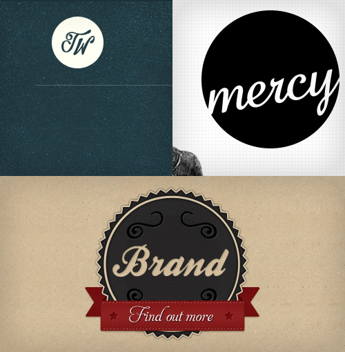 Collage of circular script logos