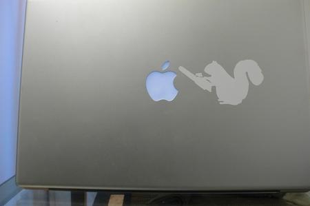 Laptop Designs - The first sticker on my new mac