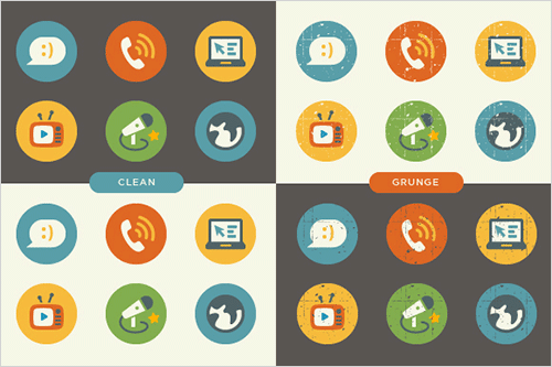 50 Colorful Flat Summer Icons